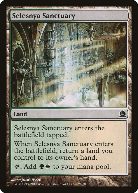 Selesnya Sanctuary\nCommander: 2011 Edition\nSingle\nMagic The Gathering