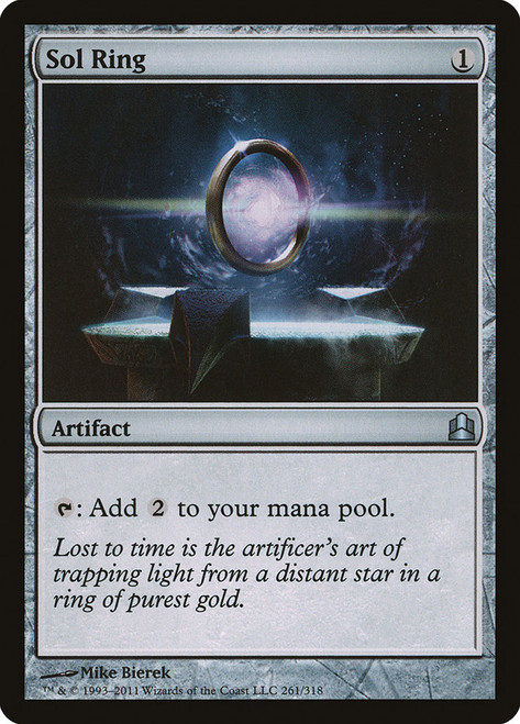 Sol Ring\nCommander: 2011 Edition\nSingle\nMagic The Gathering
