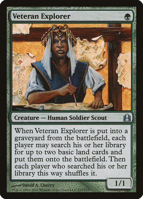 Veteran Explorer\nCommander: 2011 Edition\nSingle\nMagic The Gathering