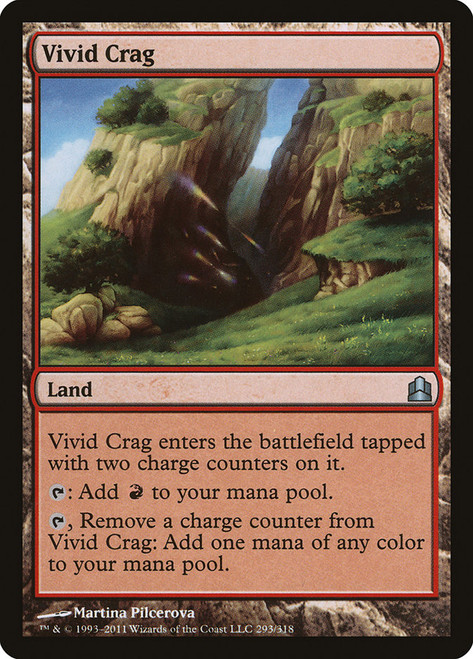 Vivid Crag\nCommander: 2011 Edition\nSingle\nMagic The Gathering
