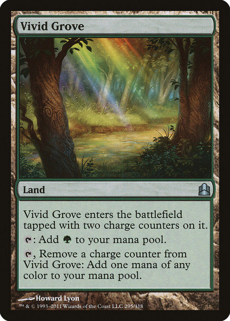 Vivid Grove\nCommander: 2011 Edition\nSingle\nMagic The Gathering