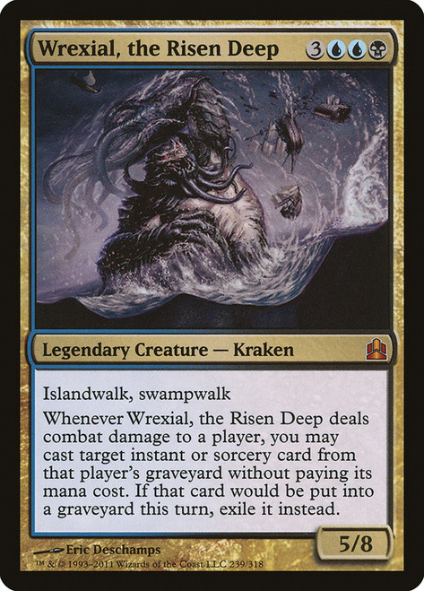 Wrexial, the Risen Deep\nCommander: 2011 Edition\nSingle\nMagic The Gathering