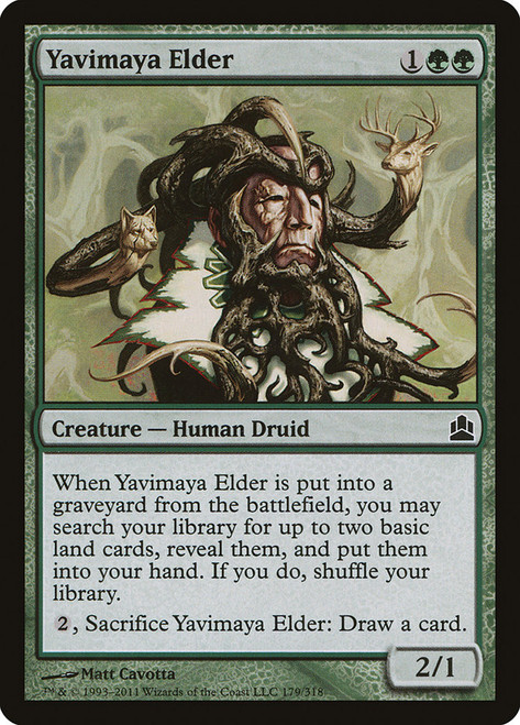 Yavimaya Elder\nCommander: 2011 Edition\nSingle\nMagic The Gathering
