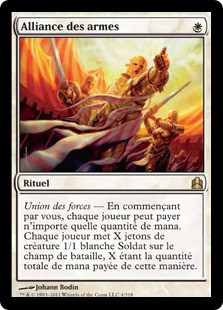 Alliance of Arms
Commander: 2011 Edition - French
Single
Magic The Gathering