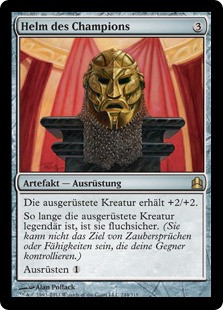Champion's Helm
Commander: 2011 Edition - German
Single
Magic The Gathering