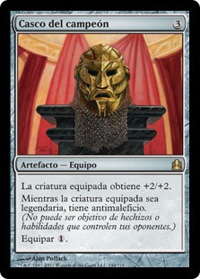 Champion's Helm
Commander: 2011 Edition - Spanish
Single
Magic The Gathering