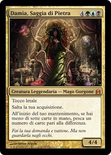Damia, Sage of Stone
Commander: 2011 Edition - Italian
Single
Magic The Gathering