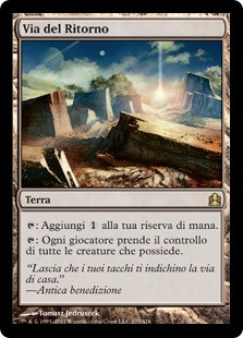 Homeward Path
Commander: 2011 Edition - Italian
Single
Magic The Gathering