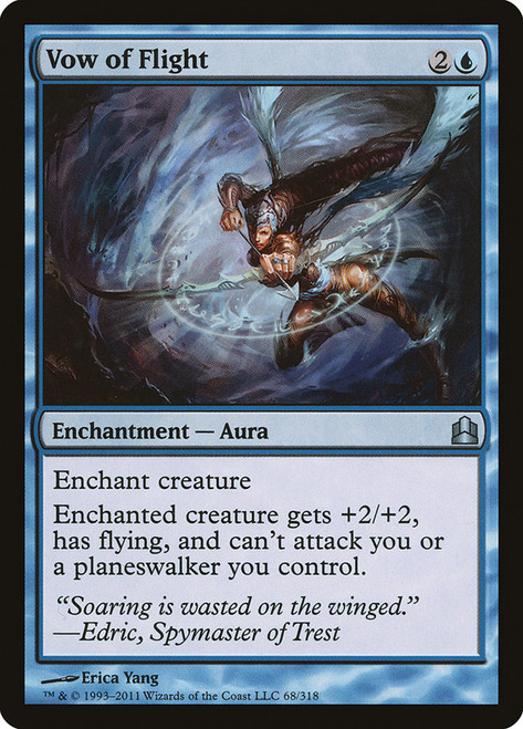 Vow of Flight\nCommander: 2011 Edition\nSingle\nMagic The Gathering