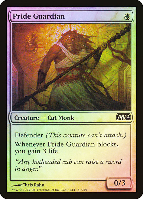 Pride Guardian\nMagic 2012 Core Set\nSingle\nMagic The Gathering