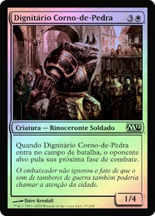Stonehorn Dignitary
Magic 2012 Core Set (Foil) - Portuguese
Single
Magic The Gathering