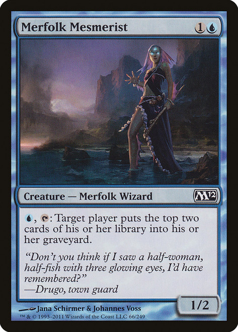 Merfolk Mesmerist\nMagic 2012 Core Set\nSingle\nMagic The Gathering