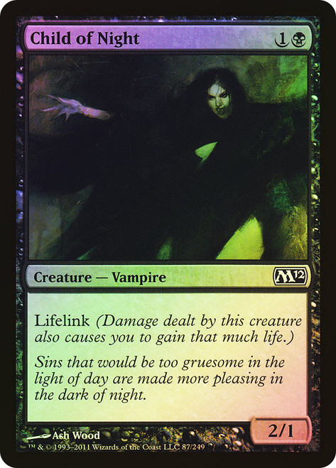 Child of Night\nMagic 2012 Core Set\nSingle\nMagic The Gathering