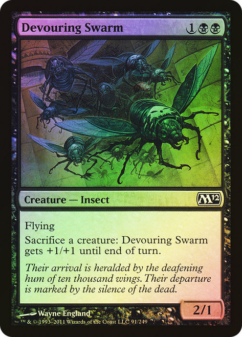 Devouring Swarm\nMagic 2012 Core Set\nSingle\nMagic The Gathering