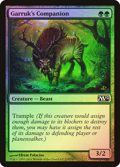 Garruk's Companion\nMagic 2012 Core Set\nSingle\nMagic The Gathering