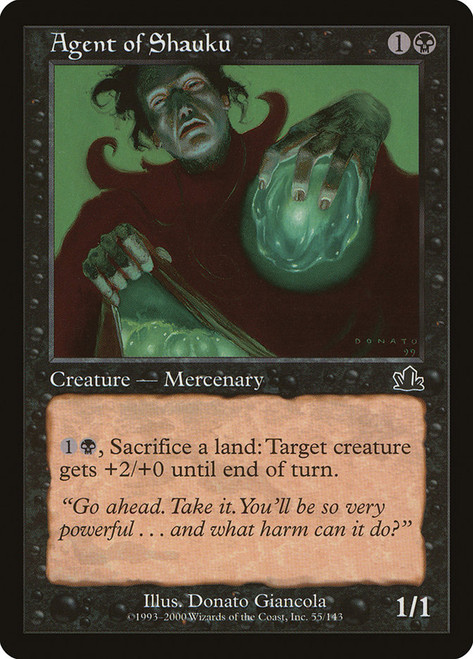 Agent of Shauku\nProphecy\nSingle\nMagic The Gathering