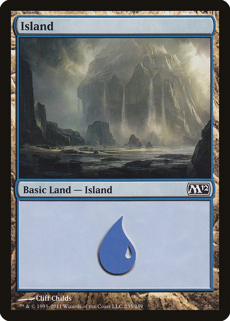 Island (#235)\nMagic 2012 Core Set\nSingle\nMagic The Gathering