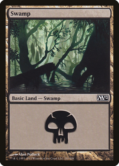 Swamp (#241)\nMagic 2012 Core Set\nSingle\nMagic The Gathering