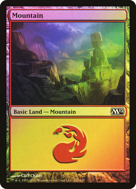 Mountain (#242)\nMagic 2012 Core Set\nSingle\nMagic The Gathering