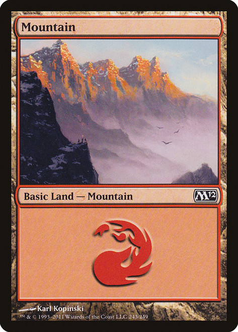 Mountain (#243)\nMagic 2012 Core Set\nSingle\nMagic The Gathering