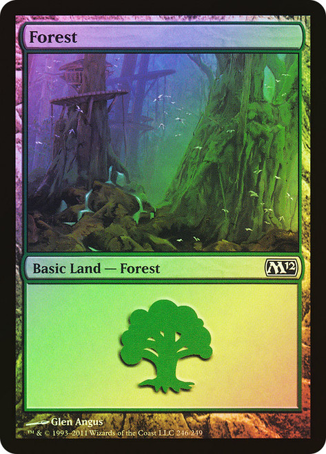 Forest (#246)\nMagic 2012 Core Set\nSingle\nMagic The Gathering