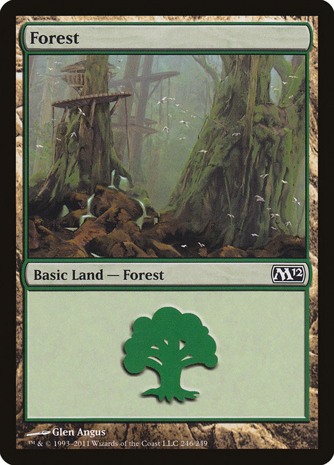 Forest (#246)\nMagic 2012 Core Set\nSingle\nMagic The Gathering