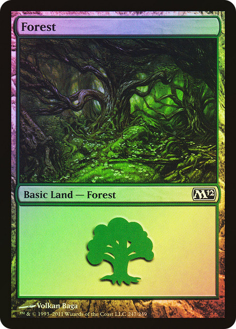 Forest (#247)\nMagic 2012 Core Set\nSingle\nMagic The Gathering