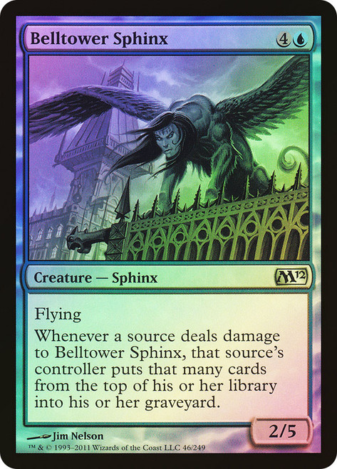 Belltower Sphinx\nMagic 2012 Core Set\nSingle\nMagic The Gathering