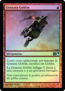 Goblin Grenade
Magic 2012 Core Set (Foil) - Italian
Single
Magic The Gathering