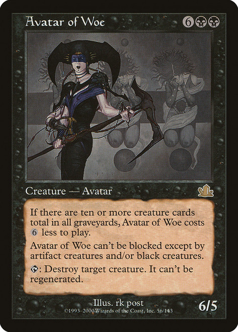 Avatar of Woe\nProphecy\nSingle\nMagic The Gathering
