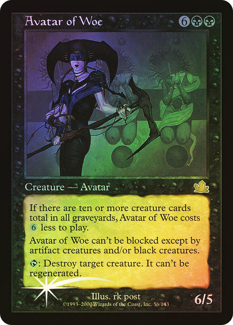 Avatar of Woe\nProphecy\nSingle\nMagic The Gathering