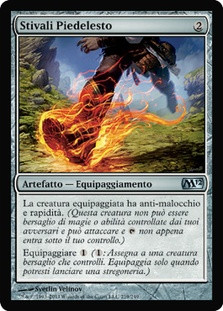 Swiftfoot Boots
Magic 2012 Core Set - Italian
Single
Magic The Gathering