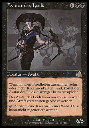 Avatar Of Woe
Prophecy (Foil) - German
Single
Magic The Gathering
