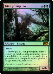 Primeval Titan
Magic 2012 Core Set (Foil) - Spanish
Single
Magic The Gathering