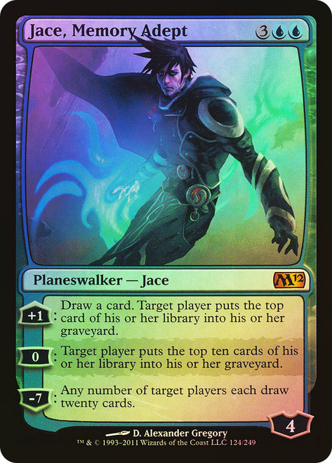 Jace, Memory Adept\nMagic 2012 Core Set\nSingle\nMagic The Gathering