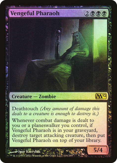 Vengeful Pharaoh\nMagic 2012 Core Set\nSingle\nMagic The Gathering