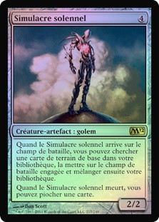 Solemn Simulacrum
Magic 2012 Core Set (Foil) - French
Single
Magic The Gathering