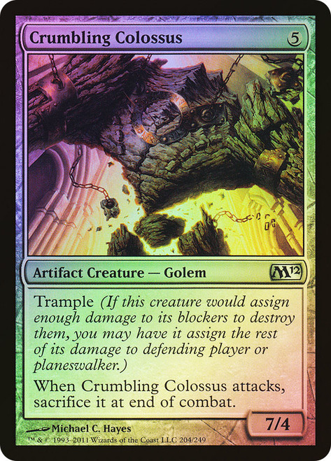 Crumbling Colossus\nMagic 2012 Core Set\nSingle\nMagic The Gathering
