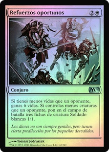 Timely Reinforcements
Magic 2012 Core Set (Foil) - Spanish
Single
Magic The Gathering
