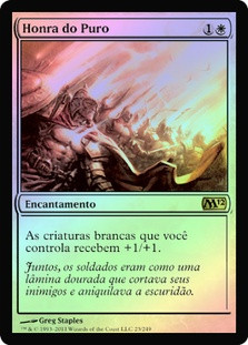 Honor of the Pure
Magic 2012 Core Set (Foil) - Portuguese
Single
Magic The Gathering