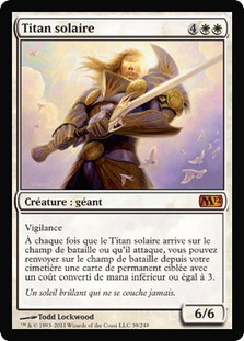 Sun Titan
Magic 2012 Core Set - French
Single
Magic The Gathering