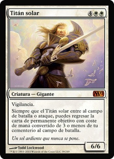 Sun Titan
Magic 2012 Core Set - Spanish
Single
Magic The Gathering