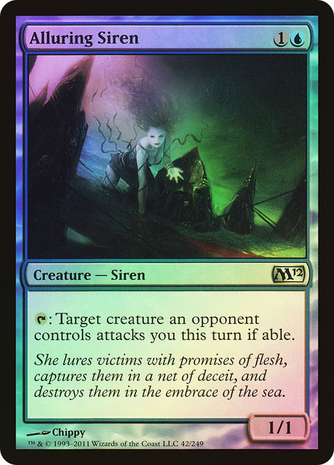 Alluring Siren\nMagic 2012 Core Set\nSingle\nMagic The Gathering