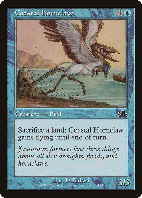 Coastal Hornclaw\nProphecy\nSingle\nMagic The Gathering
