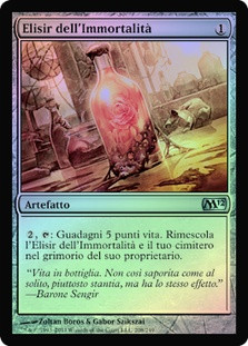 Elixir of Immortality
Magic 2012 Core Set (Foil) - Italian
Single
Magic The Gathering
