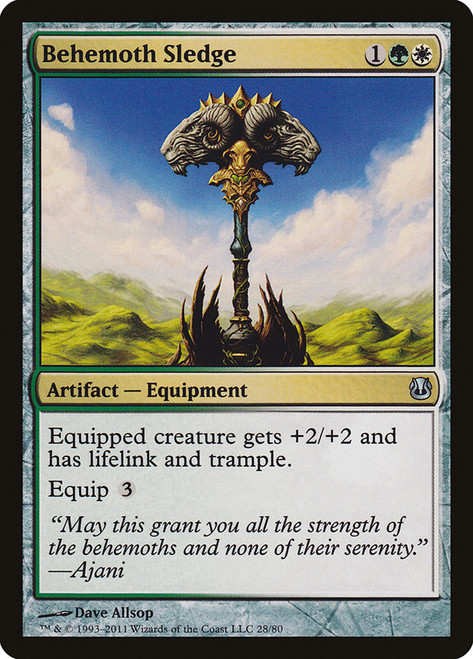 Behemoth Sledge\nDuel Decks: Ajani vs. Nicol Bolas\nSingle\nMagic The Gathering