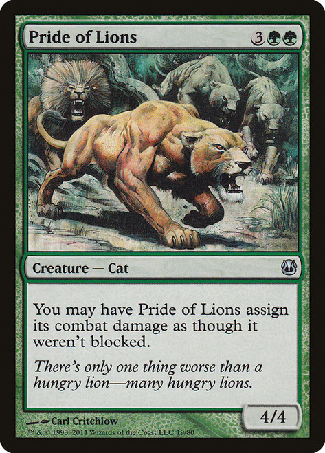 Pride of Lions\nDuel Decks: Ajani vs. Nicol Bolas\nSingle\nMagic The Gathering
