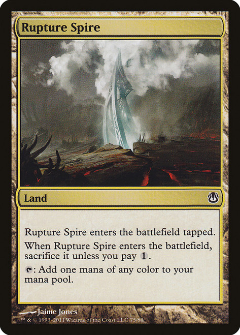Rupture Spire\nDuel Decks: Ajani vs. Nicol Bolas\nSingle\nMagic The Gathering