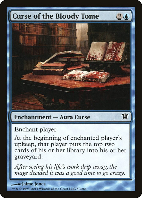 Curse of the Bloody Tome\nInnistrad\nSingle\nMagic The Gathering