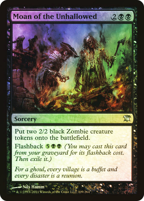 Moan of the Unhallowed\nInnistrad\nSingle\nMagic The Gathering